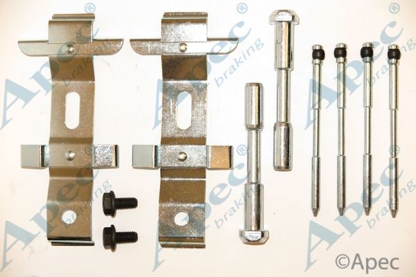 APEC BRAKING Комплектующие, колодки дискового тормоза KIT1252